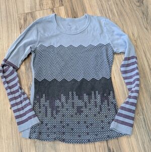 Kerrits Horseshoe Long Sleeve, Purple, Kids Medium